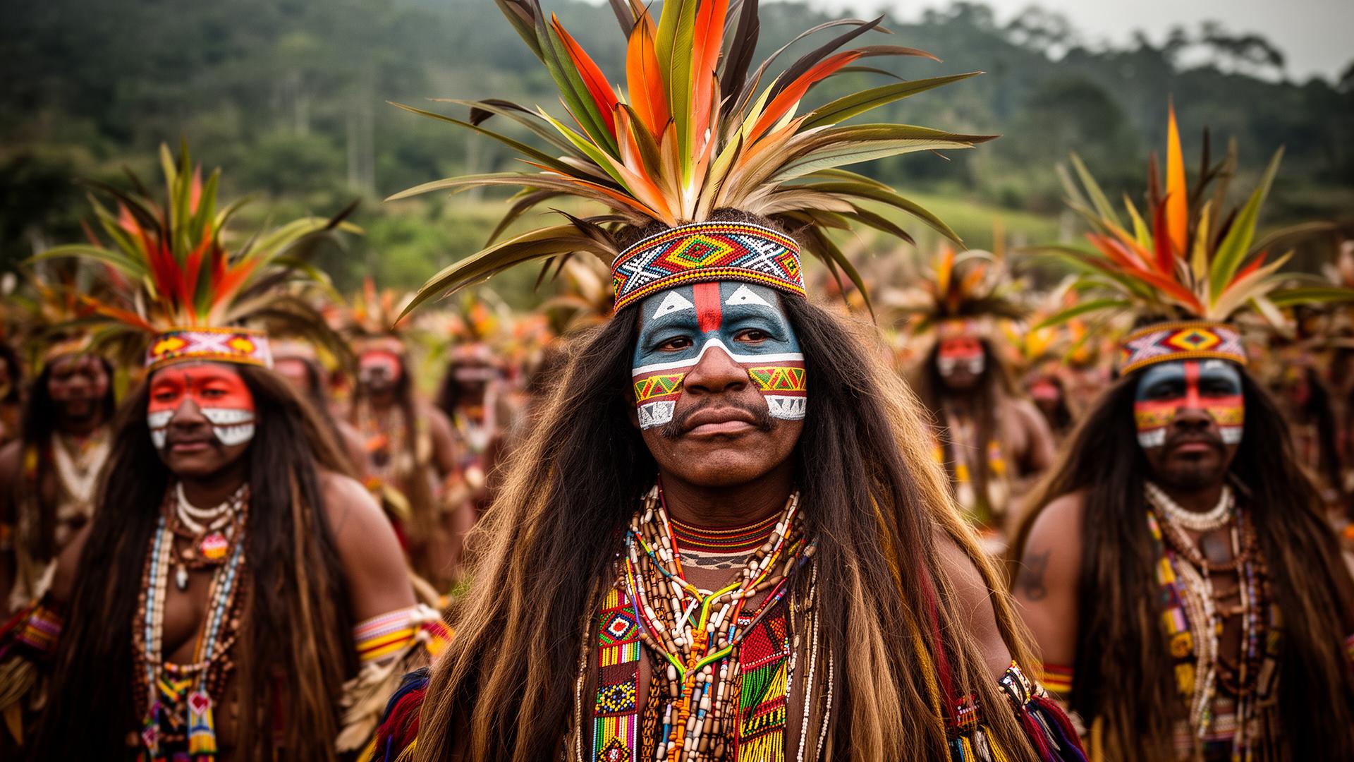 Papua New Guinea Highlands cultural celebration